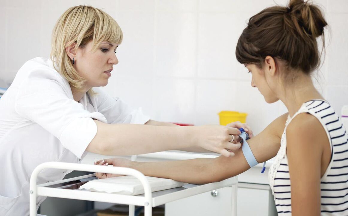 Esame del sangue per i parassiti