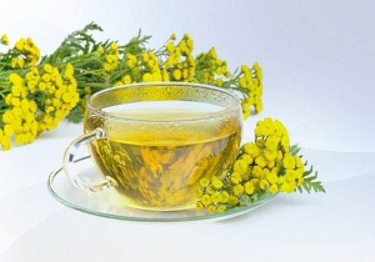 L'infuso di tanaceto aiuterà a sbarazzarsi dei parassiti nel corpo
